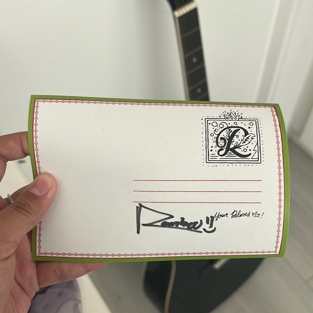 RANBOO SIGNED CHRISTMAS CARD!!